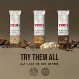 PRIMA ANCESTRAL PROTEIN BAR Grass Fed Protein Bars, 7 Pack – Animal-Based Protein Bar with Beef Tallow, Raw Honey, Seed Oil Free, Low Carb, Gluten-Free – Healthy, Energy Snacks for Clean Lifestyle (7 Pack, Mocha)