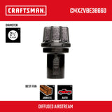 CRAFTSMAN CMXZVBE38660 2-1/2 in. Diffuser Wet Dry Shop Vacuum Attachment