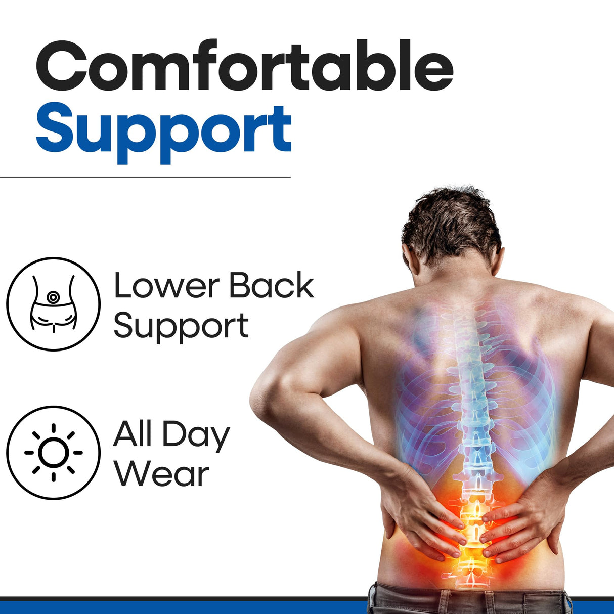 Hip Brace Thigh Compression Sleeve | Hip Sciatica Pain Relief Device Brace | Hamstring & Groin Compression Sleeve Wrap for Sciatic Nerve Relief | Hip Support Brace for Women & Men | Large / Left