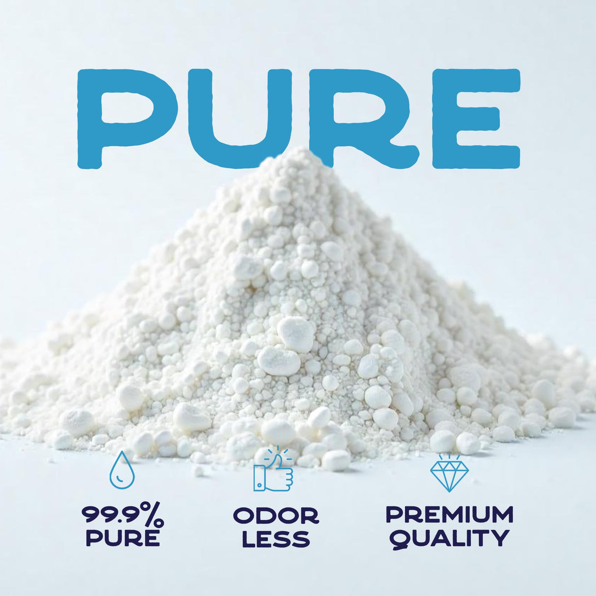 Ecoxall Bulk Boric Acid, 99.9% Pure, Laundry Stain Remover and Deodorizer, Kitchen, Household, Industrial Strength Commercial Cleaner, Drain Unclogger, Fine Powder, 5 lbs