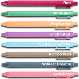 Taylor Gifts Merch, Cute Taylor Gel Pens, Office Supplies for Music Fans, Taylor Birthday Party Favors for Girls, Women, Nurse, Teacher, Christmas Stocking Stuffers Gift for Girls Boys