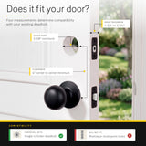 Yale Security Assure Lock 2 Deadbolt, Black Suede Keyed Smart Entry Door Lock with Wi-Fi Connected Keypad for Code Entry and Remote Access, YRD410-WF1-BSP