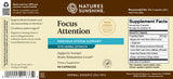 Nature's Sunshine Focus Attention, 90 Capsules, Provides Nutrients That Help Maintain Normal Brain-Stimulation Levels While Supporting Blood Circulation and Neurotransmitter Levels in The Brain
