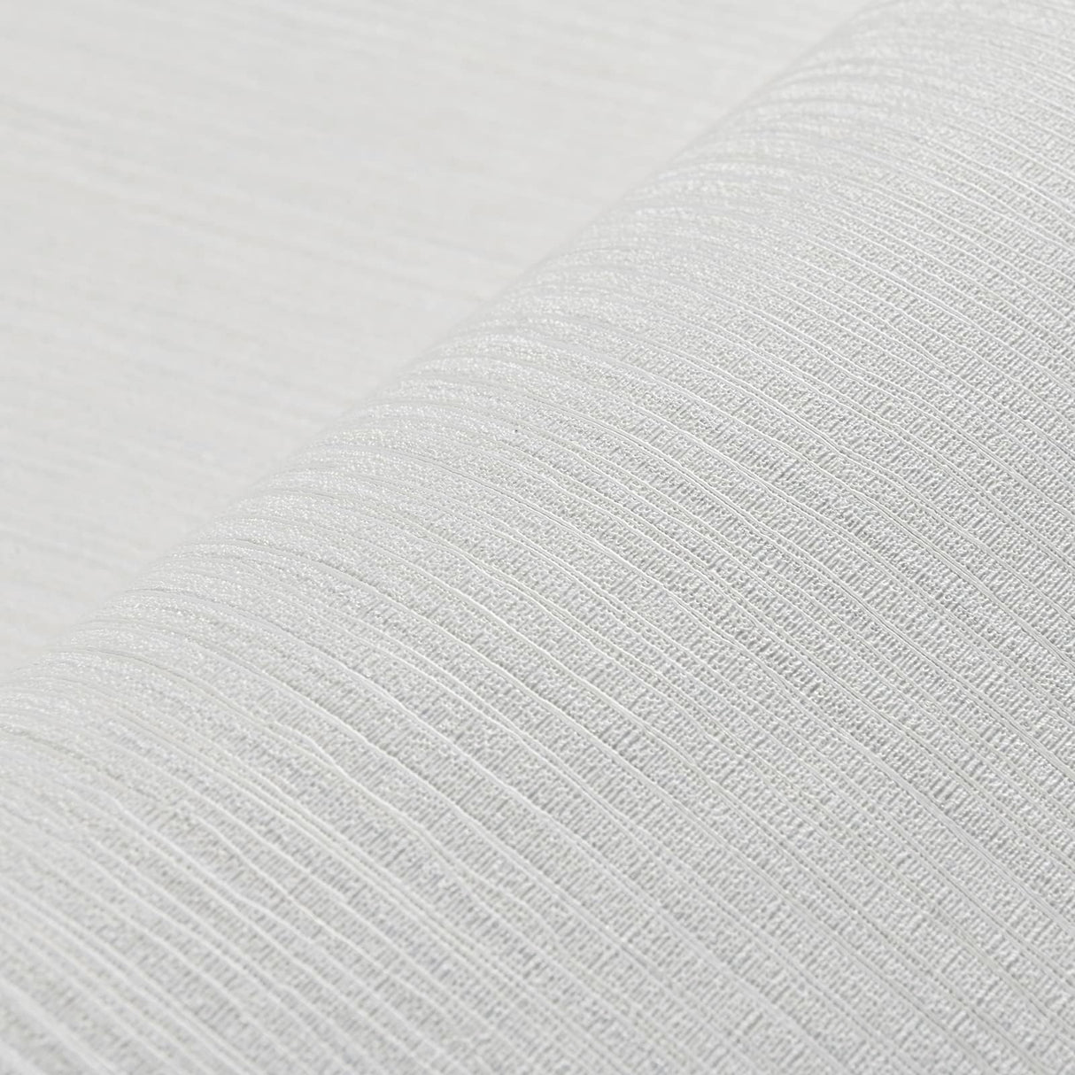 Haimin Grasscloth Textured Wallpaper 24in X 393in Fabric Contact Paper White Wall Paper Linen Peel and Stick Self-Adhesive Thick Vinyl Embossed Film Wallpaper (White)