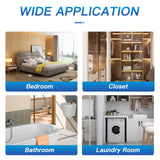 Vacplus Moisture Absorbers, Hanging Closet Dehumidifier Bags, Humidity Packs, Desiccant, Closet Dehumidifiers with Ocean Breeze Fragrance, 10 Pack, 9.8 OZ