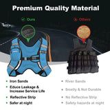 ZUETK Weighted Vest, 6lb/8lb/12lb/16lb/20lb/25lb/30lb Weight Vest with Reflective Stripe, Weighted Vest for Men Women Workout Equipment for Strength Training, Running, Jogging, Fitness, Weight Loss