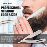 Isner Mile Beard Grooming Kit for Men: Trimming Sets with Beard Wash/Shampoo - Oil - Balm - Brush - Comb - Scissors & Storage Bag, Valentines Birthday Fathers Gifts for Dad Men Husband Boyfriend