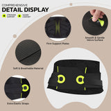 aoFIT Back Brace for Lower Back Pain Relief with 360-Degree Biochemical Hug Support, Back Support Belt for Men and Women, Soft Breathable Fabric Lumbar Support for Herniated Disc, Sciatica L