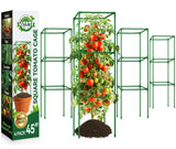 4 Pack 45" Tomato Cages for Garden, Heavy Duty Adjustable Plant Support