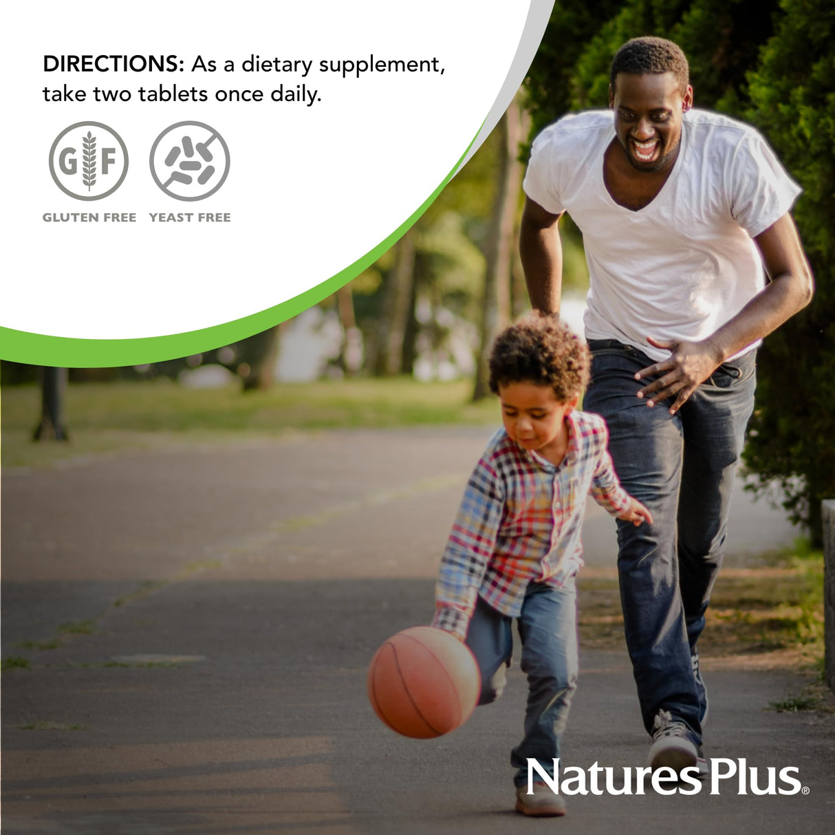 Natures Plus Ultra Hair, Sustained Release - 60 Vegetarian Tablets - Natural Hair Growth Supplement for Men & Women - Longer, Thicker Hair - Gluten-Free - 30 Servings