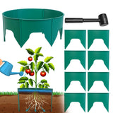 24Pcs Planting Grow Rings for Outdoor Plants, Diameter Range 8.2-15.7 Inch