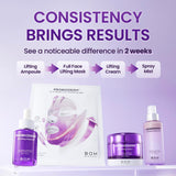 Probioderm™ 3D Lifting Full Face Tension Gel Mask | NOT a Hydrating Mask – Firming & Tightening for Lifted, Sculpted Skin | 20-Peptide Complex & PDRN for Face Contouring & Jawline Definition