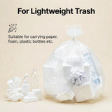 LUTREVA 7-10 Gallon Trash Can Liners, Wholesale 1000 Count, High Density Garbage Bags, 24'' x 24'', Clear, Intended for Office, Business, Paper, Home, Styrofoam Commercial and Industrial