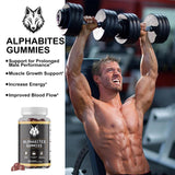 AlphaBites 7-in-1 Nitric Oxide Booster 30 Servings-IroWandMas VitaI Source Balance Gumnnies, GlutenFree, Vegan (1PCS)