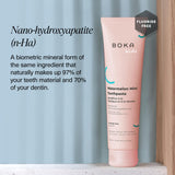 Boka Fluoride Free Toothpaste Nano Hydroxyapatite Toothpaste - Watermelon Mint Flavor, 4 oz 3Pk US Manufactured