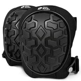 FREEKYROCK Professional Knee Pads for Work Construction with Heavy Duty Cap Foam Padding Gel Cushion Knee Pads for Men, Comfortable Adjustable Strong Strap, Military Grade Rivet for Flooring Gardening