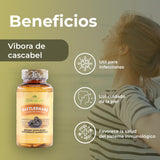Vibora de cascabel 90 Capsules 500 mg ea, Rattlesnake Powder