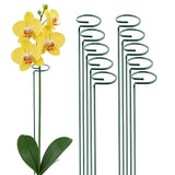10 Pieces 24 inch Green Single Stem Plant Stakes Flower Support Rings,Gardening Planter Cages for Single Stem Flowers, Amaryllis, Peony, Lily,Narcissus