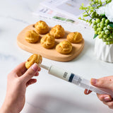 FOCUSLINE 50 Pack Jelly Shot Syringes, 1.5 OZ Capacity Plastic Shot Glasses, Durable Jelly Shot Syringes with Lid, Perfect for Halloween, Thanksgiving, Christmas