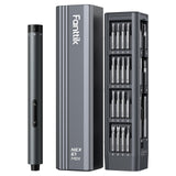 Fanttik E1 Max Electric Screwdriver, Mini Precision Screwdriver Set, 50 Magnetic Bits, Magnetic Storage, 5/32‘’Hex, Repair Tool Kit for Electronics Phone Camera Laptop Watch (Grey)