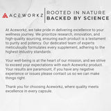 ACEWORKZ Berberine HCL 1200mg Supplement – 97% High Purity – Support Weight Management, Craving Control, Heart & Gut Health (60 Capsules)