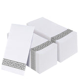 Vplus 200 PACK Guest Towels Disposable Bathroom Napkins, Silver