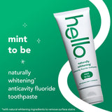 hello Naturally Whitening Toothpaste with Fluoride, Mint, 3 Pack, 5 oz