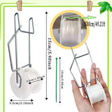 Paradi star 20Pack Tomato Trellis Roller Hooks,Greenhouse Trellising Kit with 100Pcs String Zip Ties for Tomatoes,Vine Twine Crop,Vegetable,Flower