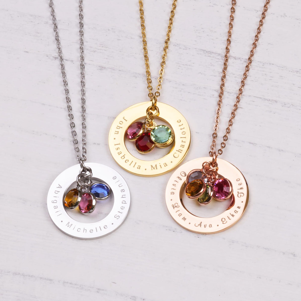 Birthstone Necklace for Mom, Women, Mothers Day Gift, Personalized Jewelry