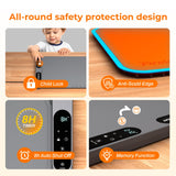 Firelex Food Warming Mat for Buffet, Silicone Food Warm Mat with Timer & 7-Temp Settings, 8s Fast Heat, The Perfect Gift Keep Meals Warm for Parties, Family Dinners, Gray