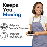 Arch Supports for Plantar Fasciitis Relief | Compression Sleeve Foot Brace For Heel Pain, Bone Spurs, Flat Feet, High Arches | Copper Infused Arch Support Bands for Women & Men Over Socks | Fit Most