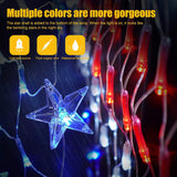 HYH American Flag Lights Outdoor Solar String Lights with 420 Super Bright LED Waterproof Flag Net Light of The United States for Yard,Garden,Festival,Holiday,4th of July,Independence Day Decoration