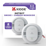Kidde Smoke Detector with LED Indicators, Fire Extinguisher for Home 1-A:10-B:C Dry Chemical Extinguisher 2 Pack