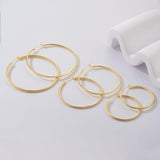 vuiikhir Gold Hoop Earrings for Women 14K Gold Earrings for Women
