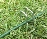 AAGUT Landscape Staples 8 Inch Galvanized Anti-Rust Garden Stakes 11 Gauge