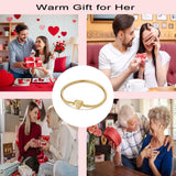 QIKAOLA Gold Bracelets for Pandora Charms Golden Snake Chain Bracelets for Women