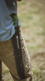 Hooyman Bush Machete with Heavy Duty Construction, Ergonomic No-Slip Handle and Belt Sheath for Gardening, Land Management, Bushcraft, Hunting and Outdoor , Black/Green
