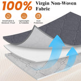 Fab totes 6 Pack Storage Bags for Clothes Blanket Storage Bins with Lids