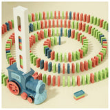PREPHY Kids Games Domino Train Toys: Automatic Stacking Creative Game 3+ Year Old - Stem Montessori Toy for Boys 4-6 - Summer Autistic Christmas Birthday Gifts 5 6 Toddler Girls Ages 4-8 180PCS