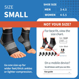 Plantar Fasciitis Sock (6 Pairs) for Men and Women, Compression Foot Sleeves with Arch and Ankle Support (Black, Nude, Navy, Small)