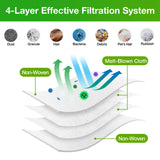 VBN 12 Pack Replacement Roomba Vacuum Bags, Compatible with iRobot Roomba 104 105 405 504 505 705 Combo 10 Max, i7+ i3+ i4+ i6+ i8+ j7+ s9+, i s j Series, All Clean Base Automatic Dirt Disposal Bags