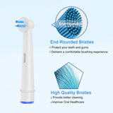 16pcs Interspace Replacement Heads Compatible with Oral B Electric Toothbrushes for Cleaning Crevices, Bridges and Implants.