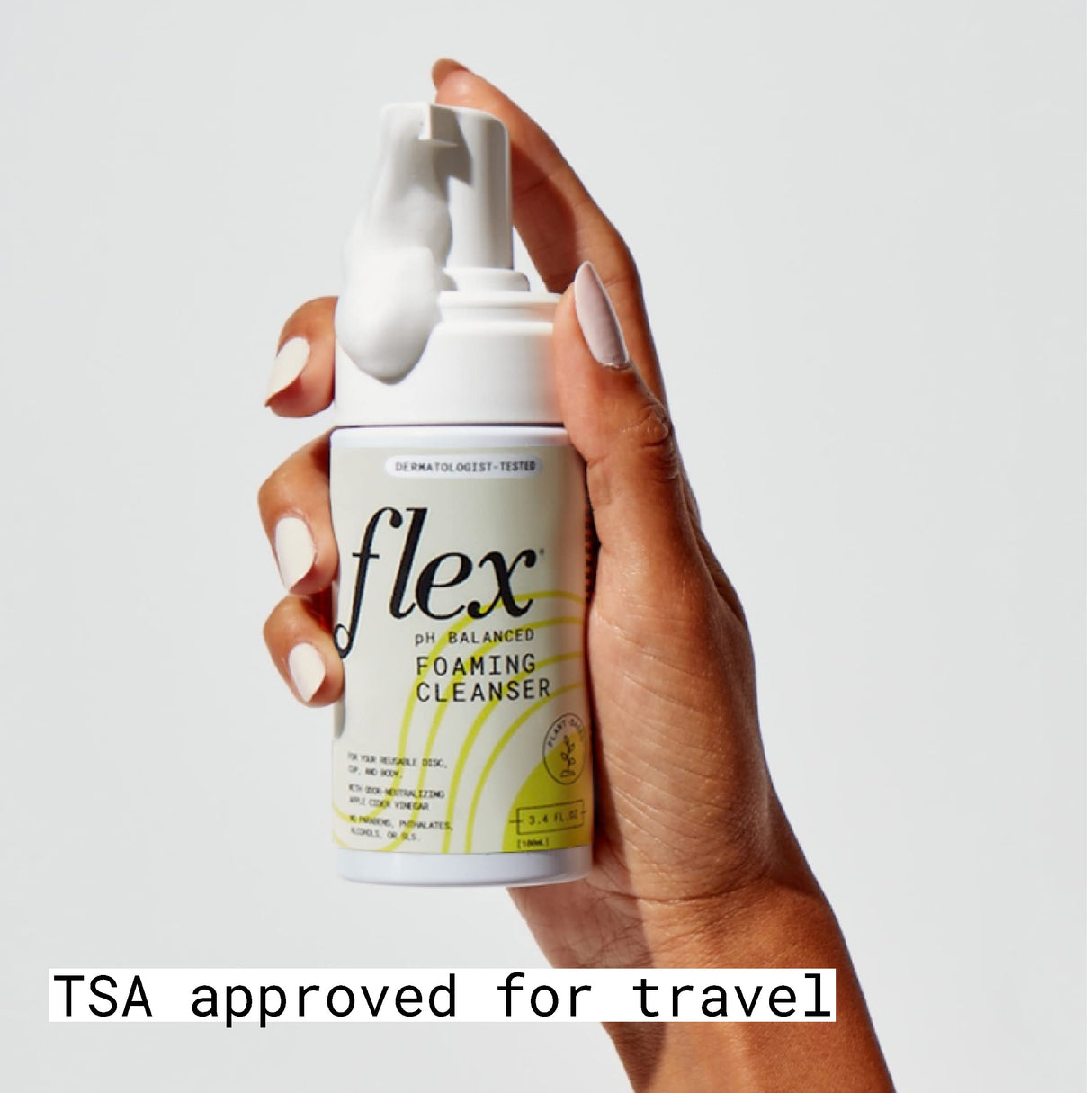 Flex Cup Starter Bundle with Cup Size 1, Foaming Cleanser, and 2-Packs of Wipes (Flex Cup Starter Bundle, Size 01)