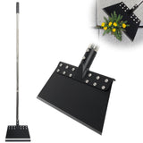CKLT Weed Scraper 65 Inch Garden Flat Shovel with 11in Spring Steel Blade