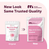 Micro Ingredients Myo-Inositol & D-Chiro Inositol Powder 1lb, 221 Servings | 40:1 Ideal Ratio Inositol Supplement for Women* | Support Hormonal Balance & Ovarian Health* | Non-GMO, Vegan, Filler-Free