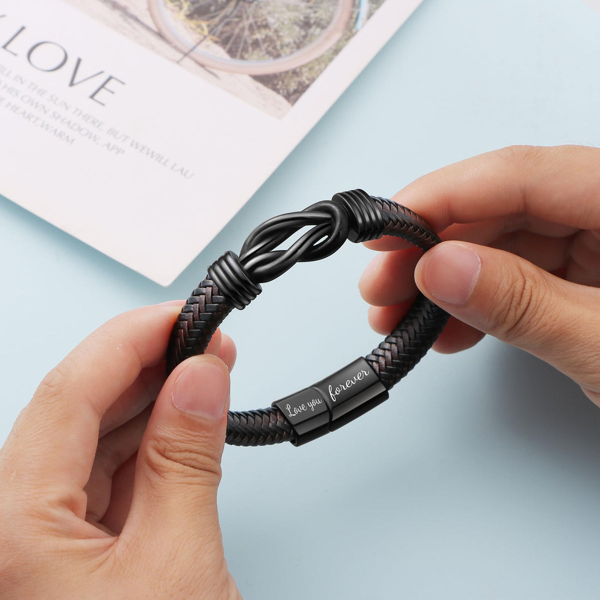 Anniversary Birthday Gifts Bracelets Jewelry for Men Him Husband Boyfriend