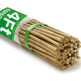 Taoskai 60Pcs Bamboo Stakes for Plant 4 Feet, Garden Bamboo Plant Stakes for Plants Support, Bamboo Sticks for Climbing Plants, Tomatoes, Sunflowers, Beans, Potted Plants, Trees