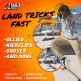 Skater Trainers get Skateboard Tricks - Coolest Stocking Stuffers for Teens Boys Gift Ideas Ages 14 and up 12-14-16 11 10 2024 Gamer Cool Wheels Tech Deck Tool Ramp Boy Teenage (4 Blk)