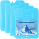Tapleap Large Ice Packs for Coolers (4Pcs) - 13 x 10 inch, 6Lb