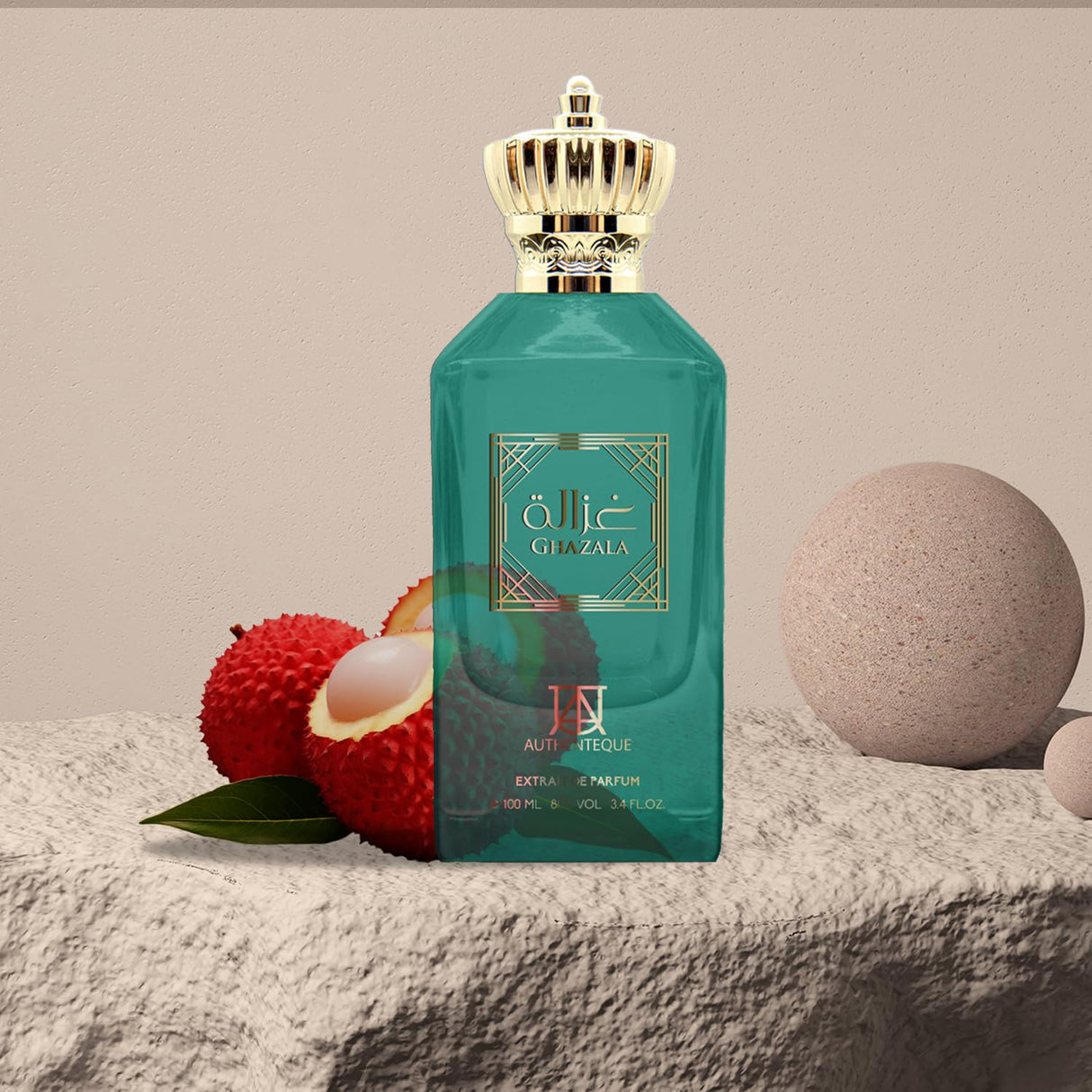 AUTHENTEQUE - Ghazala - Perfumes for Women - Inspired by PDM's D.elina E.xclusif- 3.4 Fl Oz - Long Lasting - EDP, Turkish Rose, Peony, Musk, Petalia & Vanilla - Cruelty Free - 100ml